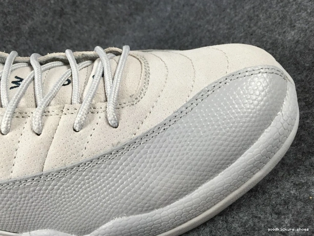 Grey Suede 308317-002 Air Jordan 12 Low 0812